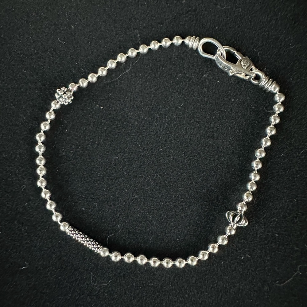 LAGOS Sterling Silver Caviar Icon Beaded Bracelet NWOT - Picture 9 of 9
